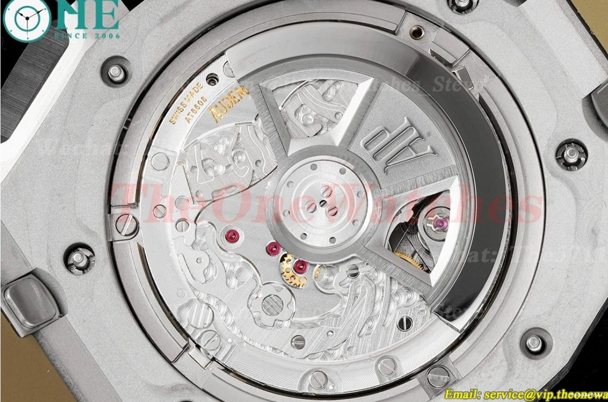 APF Brown Oak SS 43mm Offshore Black Royal RU Chrono A7750 0402